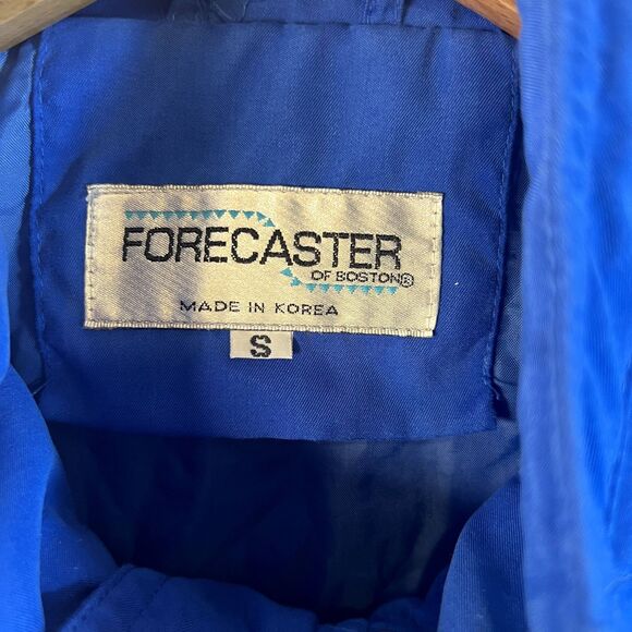 M Forecaster Blue Vintage Windbreaker Full Zip Womens Size Small - Picture 11 of 15